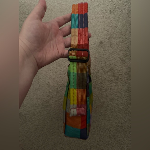 NWT Baggu Mini Nylon Madras Shoulder Bag - Picture 6 of 13